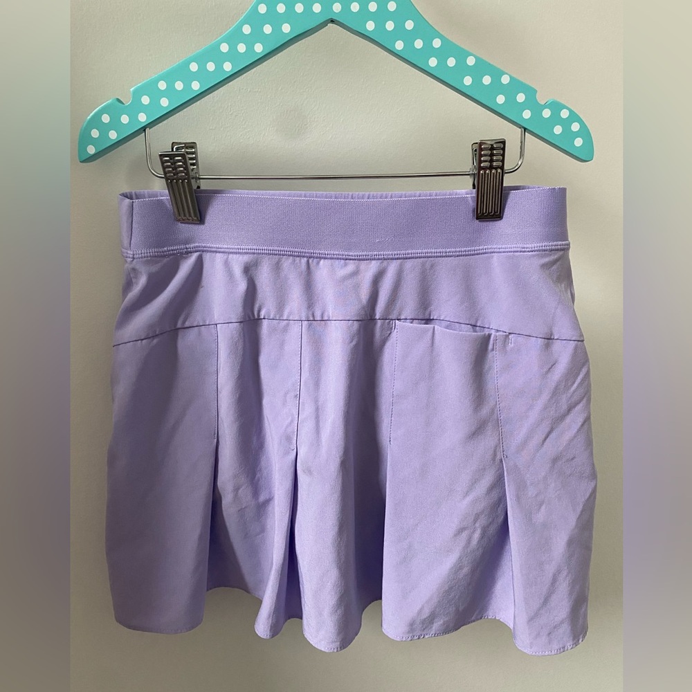 RLX Ralph Lauren Girl’s Light Purple Pleated Back Skort